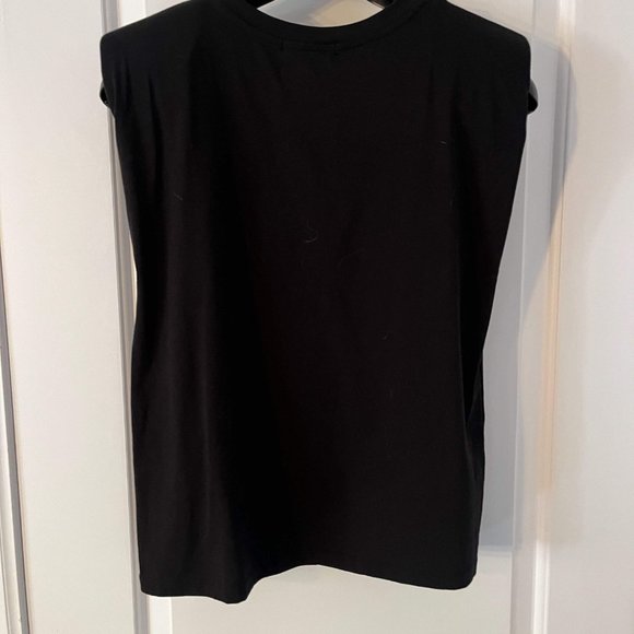 NWT 7 FOR ALL MANKIND SHOULDER PAD TEE - SIZE S - Picture 3 of 4